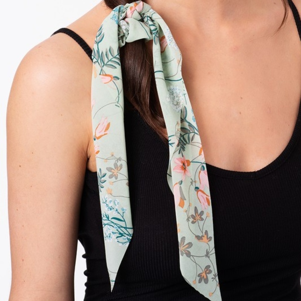 Mint Hair Scarf